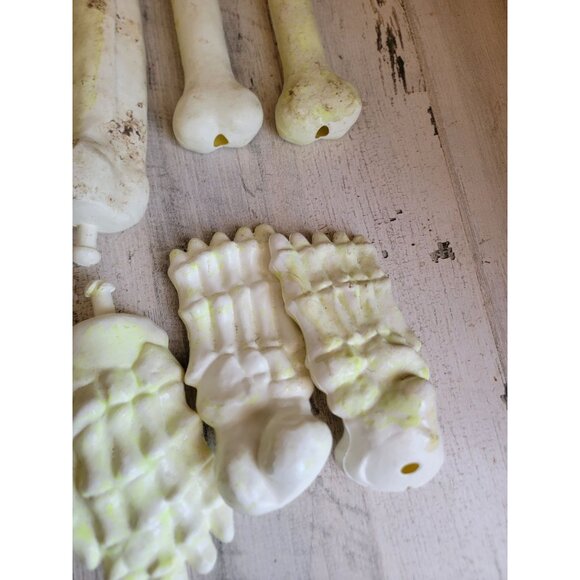Vintage glow dark bones hand arm set Halloween home decor unique - Picture 12 of 13